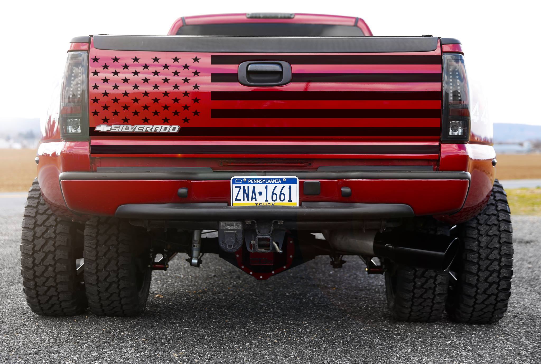 The Patriotic Standard - Universal Tailgate Decal