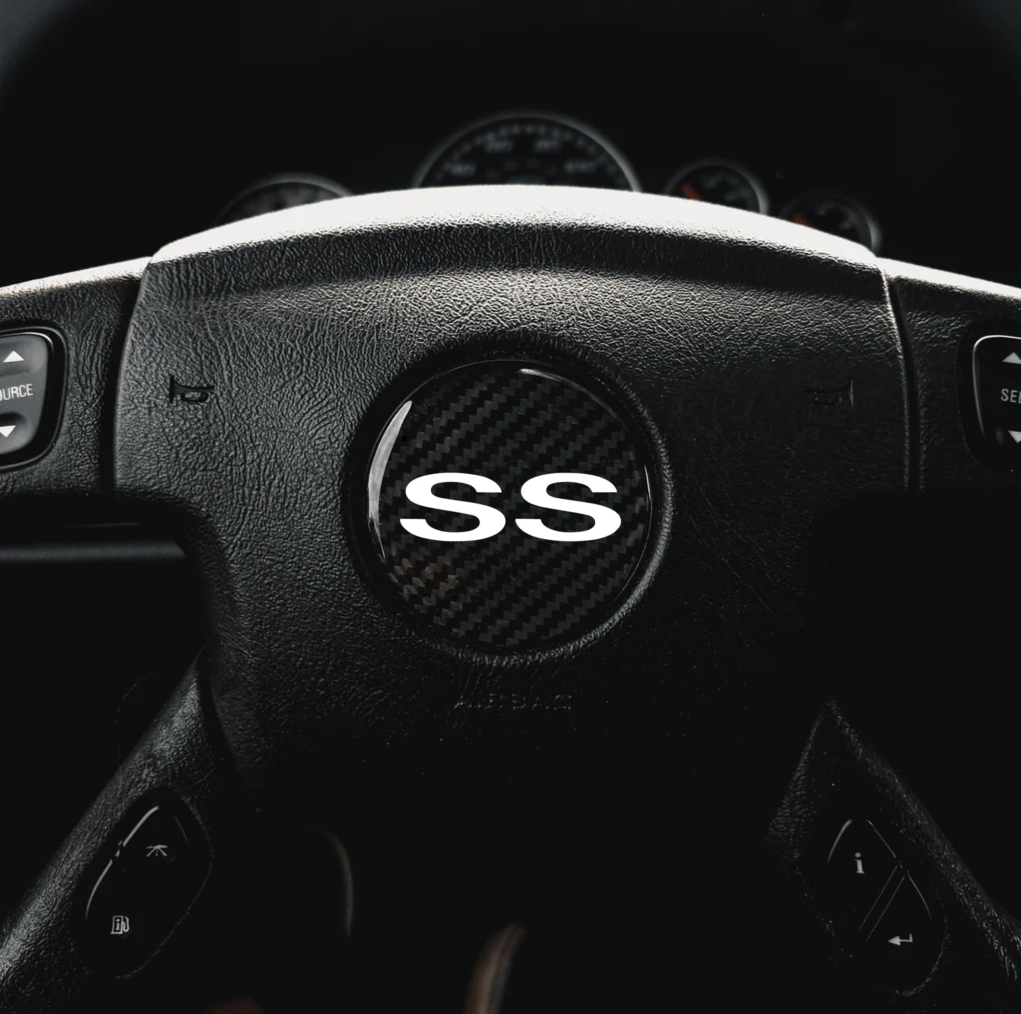 Chevrolet SS (4th Gen Camaro Style) Steering Wheel Overlay