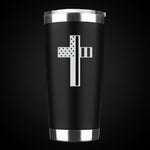 Load image into Gallery viewer, American Flag Cross - 20oz  Tumbler
