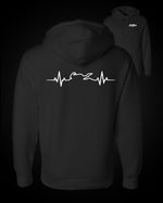 Load image into Gallery viewer, Motorcycle Heartbeat - Hoodie
