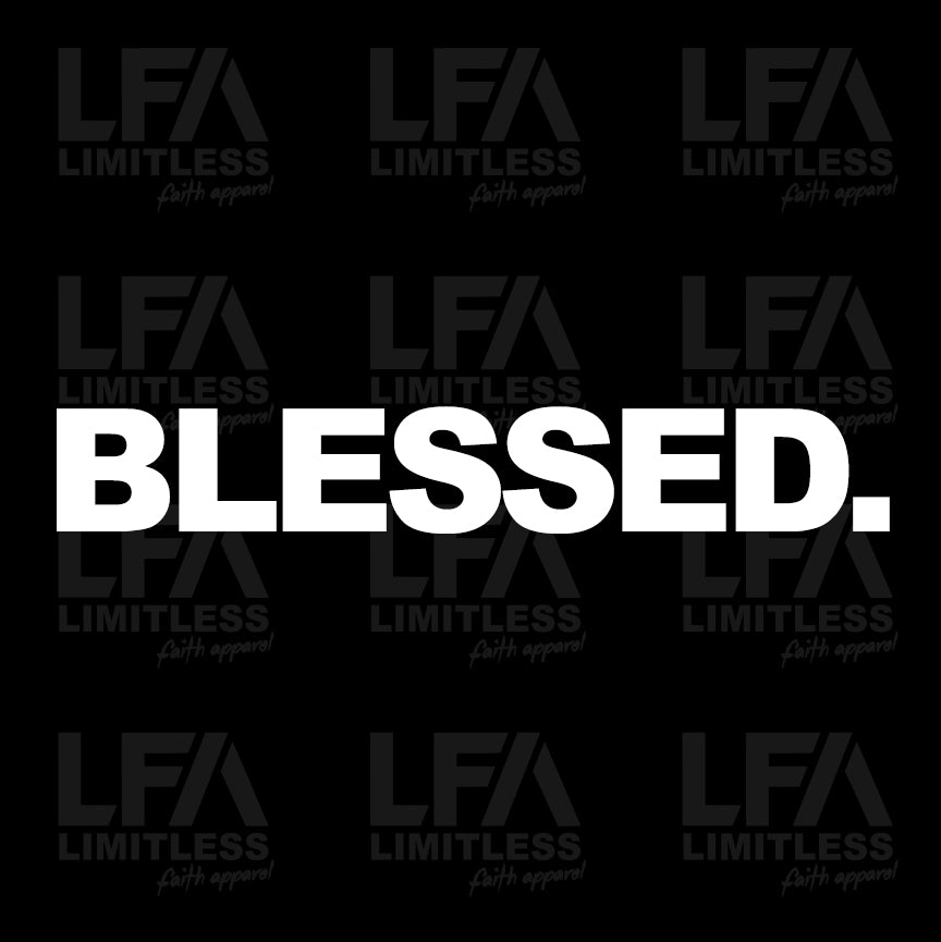 BLESSED - Decal