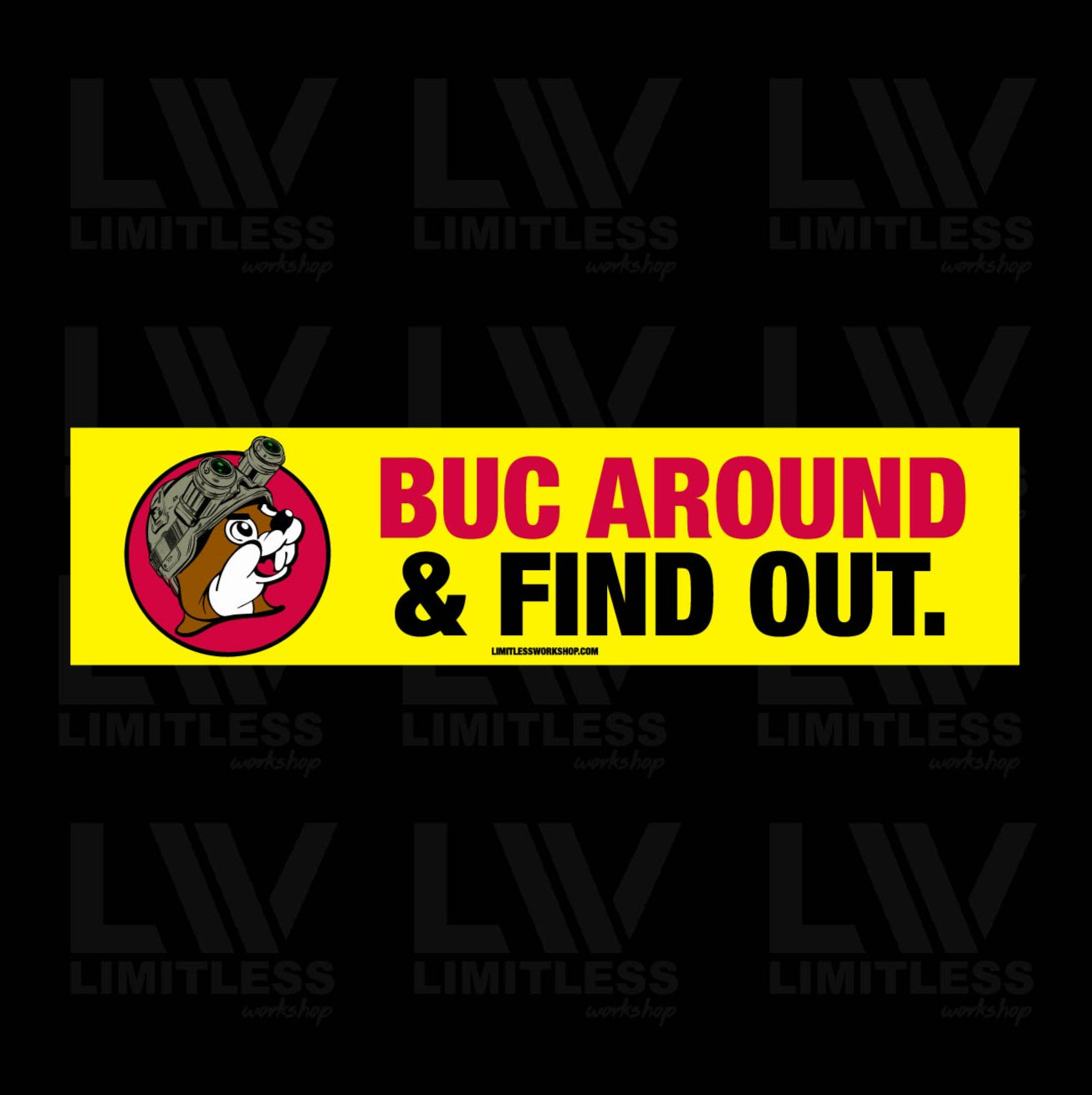 Buc Around - Slap Sticker