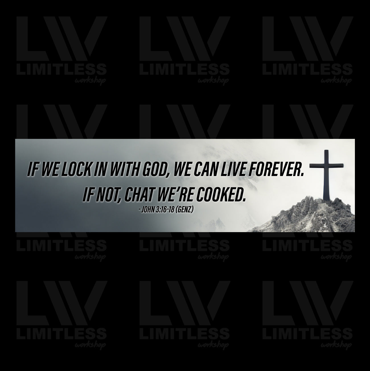 John 3:16-18 GenZ - Slap Sticker