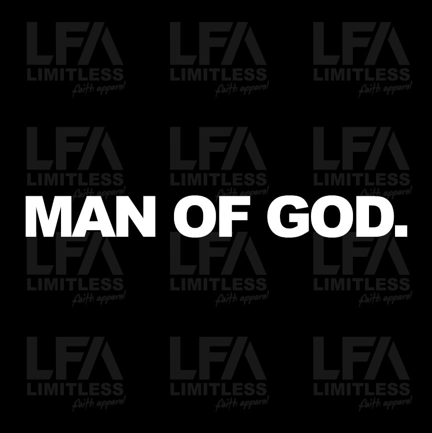 MAN OF GOD - Decal