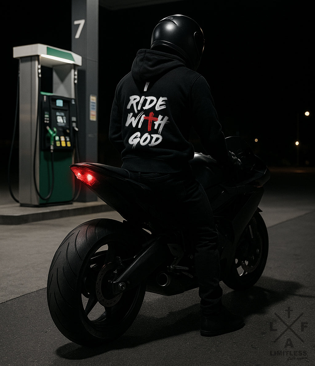 I Ride With God - Medium Weight Sweatshirt