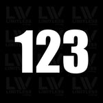 Load image into Gallery viewer, Numbers Only - Racing Numbers &amp; Lettering
