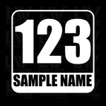 Load image into Gallery viewer, Numbers Plate - Racing Numbers &amp; Lettering
