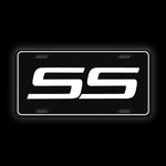 Load image into Gallery viewer, Black SS Vanity License Plate
