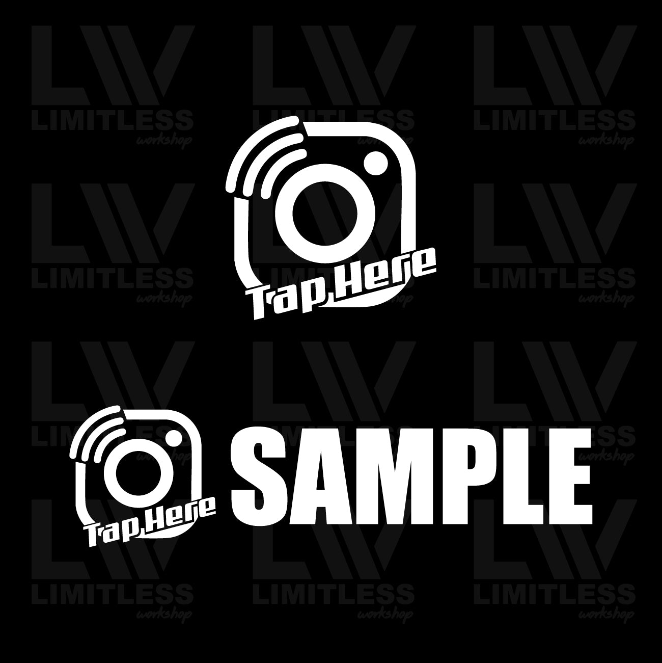 "Tap To Follow" NFC Instagram Decal