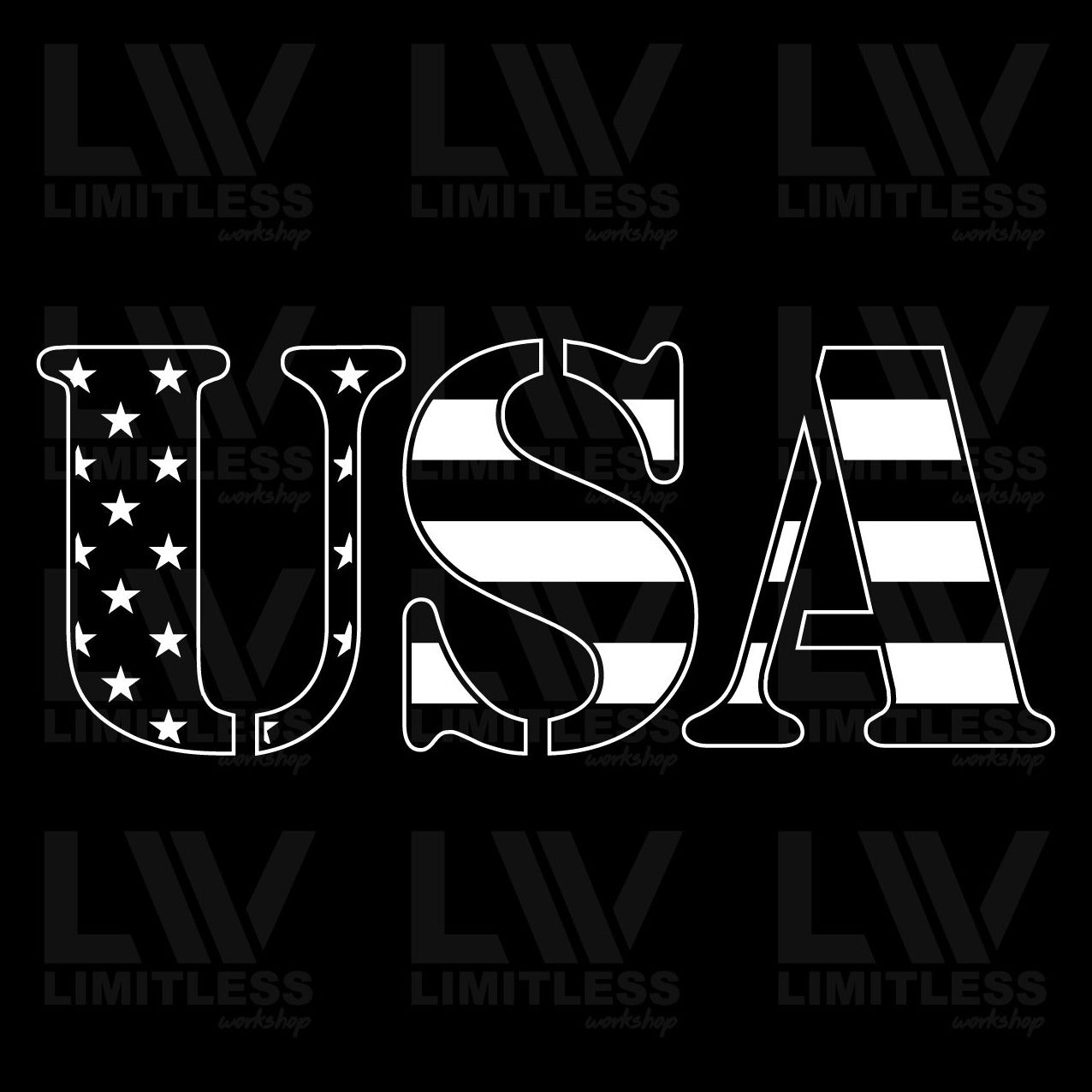 USA Flag - Patriotic Decal