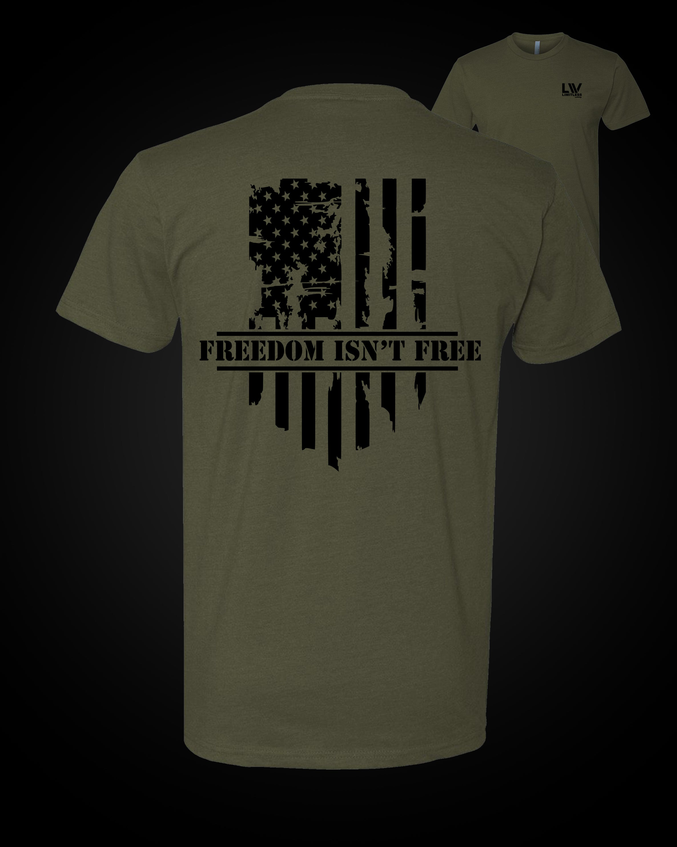 Freedom Isn't Free Patriot Flag T-Shirt