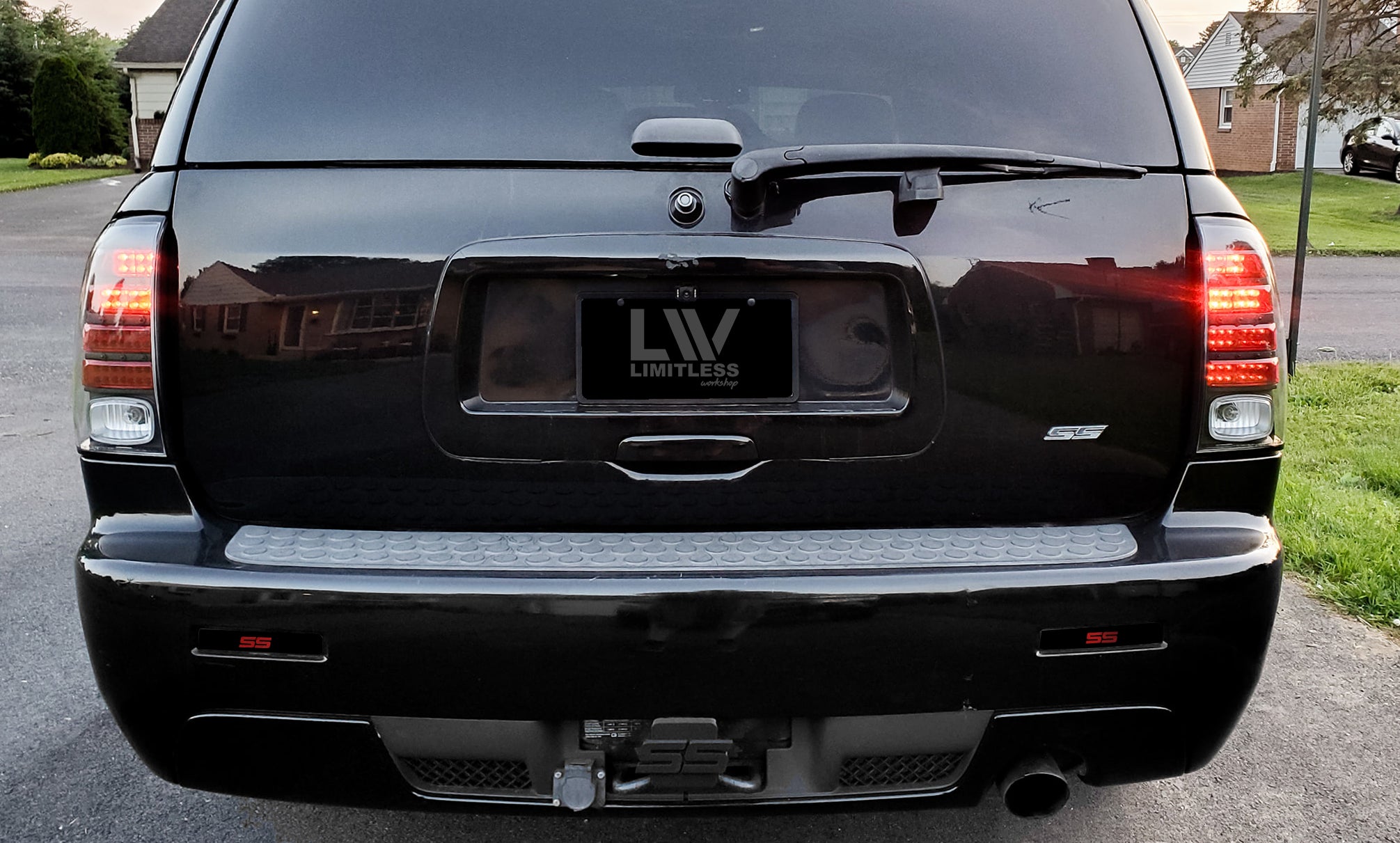 Trailblazer SS Rear Bumper Reflector Overlay